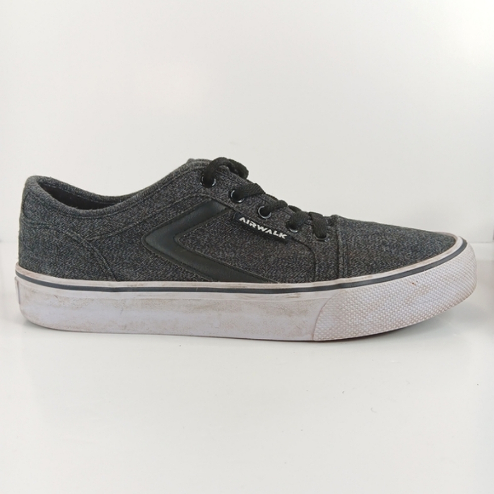 Airwalk Men's Low-Top Sneakers Grey White Casual Shoes Size 7